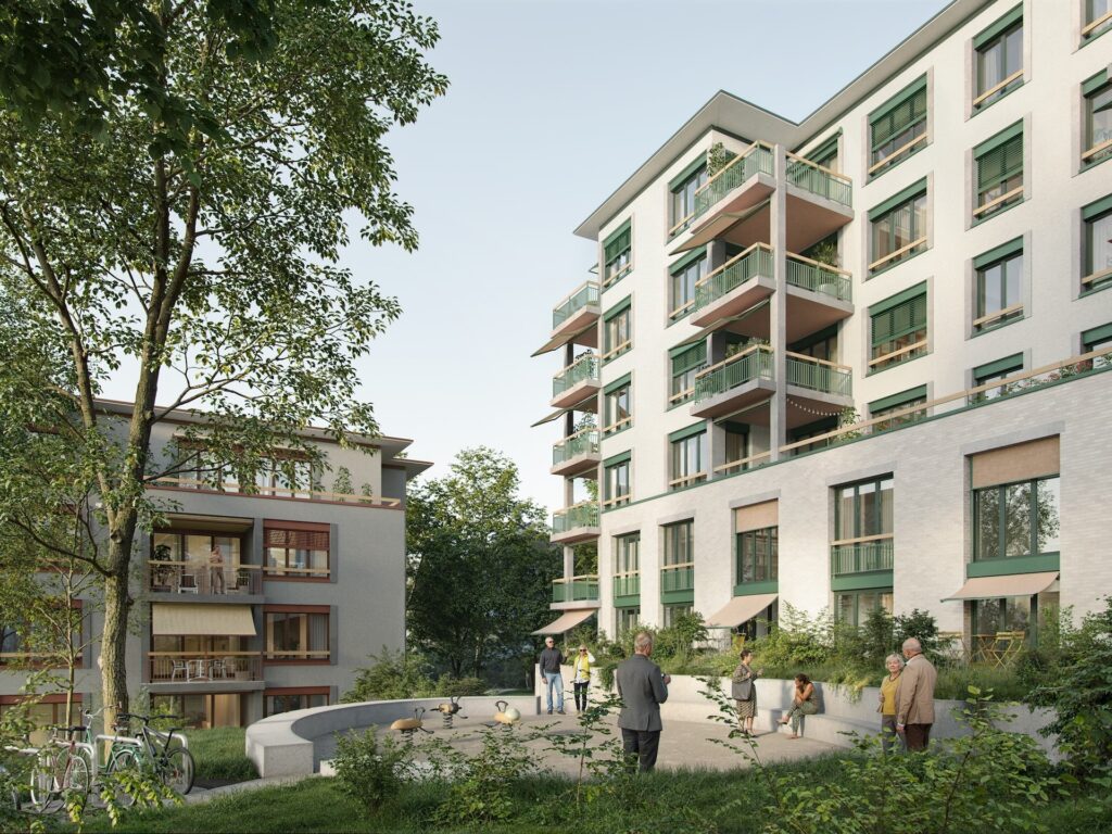 Ansicht Garten Dorfplatz 13 in Zumikon