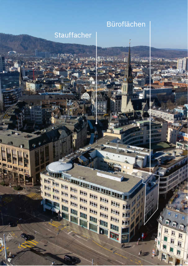 Vermietung Büroflächen Müllerstrasse 5 in Zürich