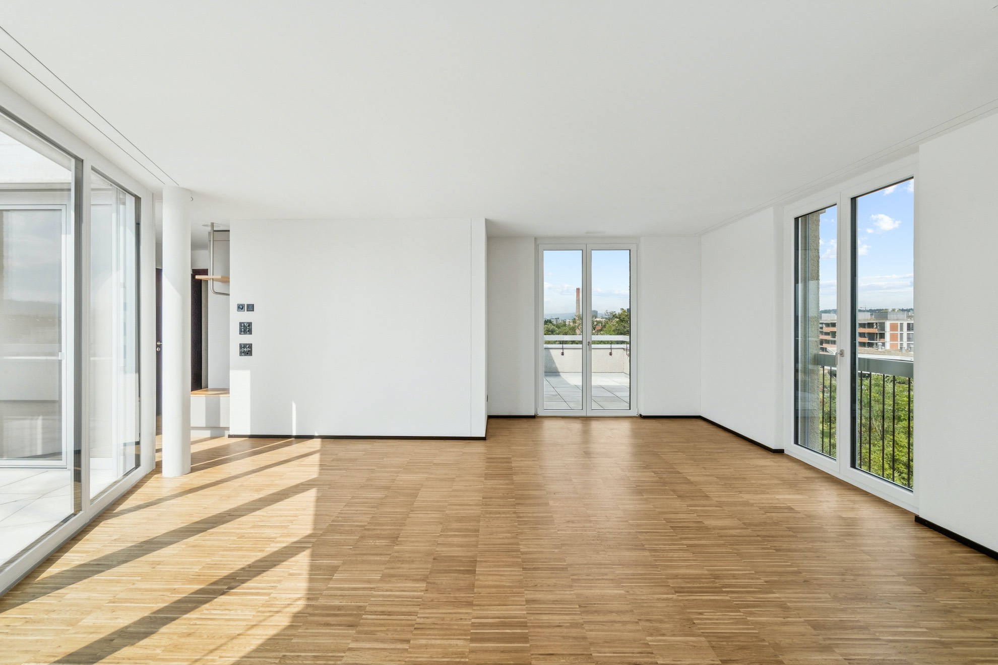 Fertigstellung Wohnhaus Scala Duebendorf, Wohnzimmer
