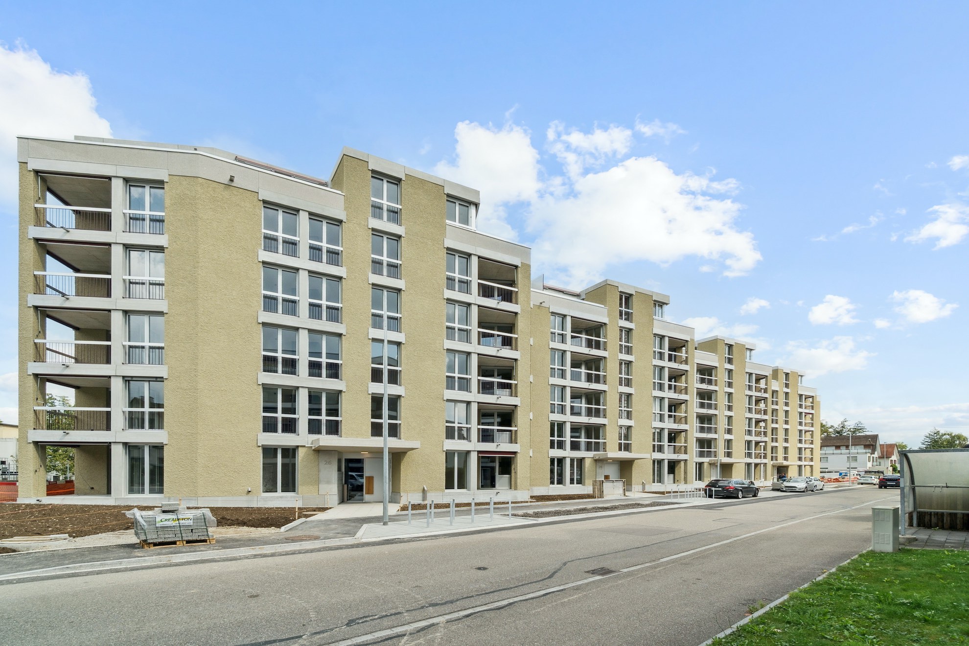 Fertigstellung Wohnhaus Scala Duebendorf, Aussenansicht