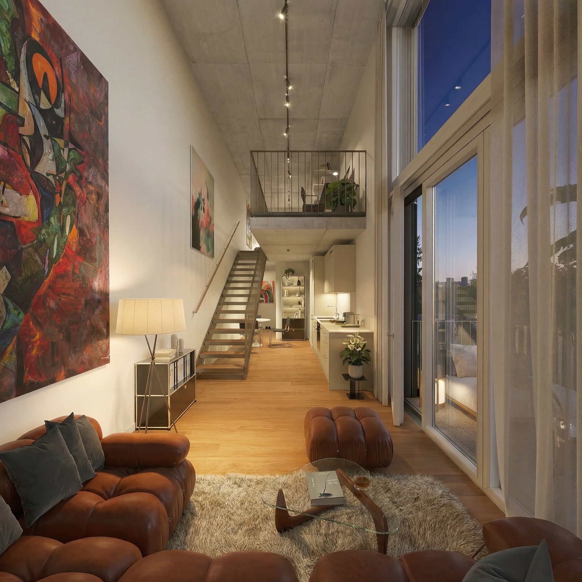 Wohnürbauung Uebergaerten Schwamendingen Studio mit Fenster